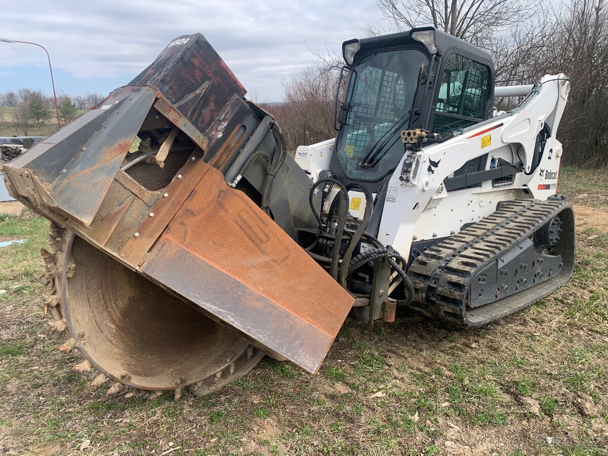 Bobcat T870 + wheel saw WS24 - 2