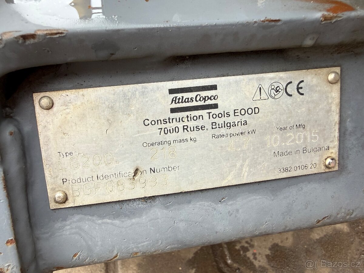 Atlas Copco LG200 vibrační deska 220kg - 2