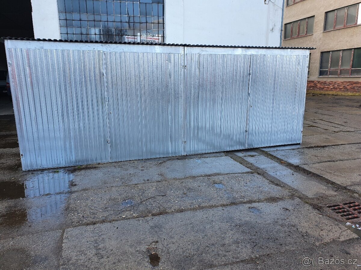 Prodám plechovou garáž 6x6 - 2