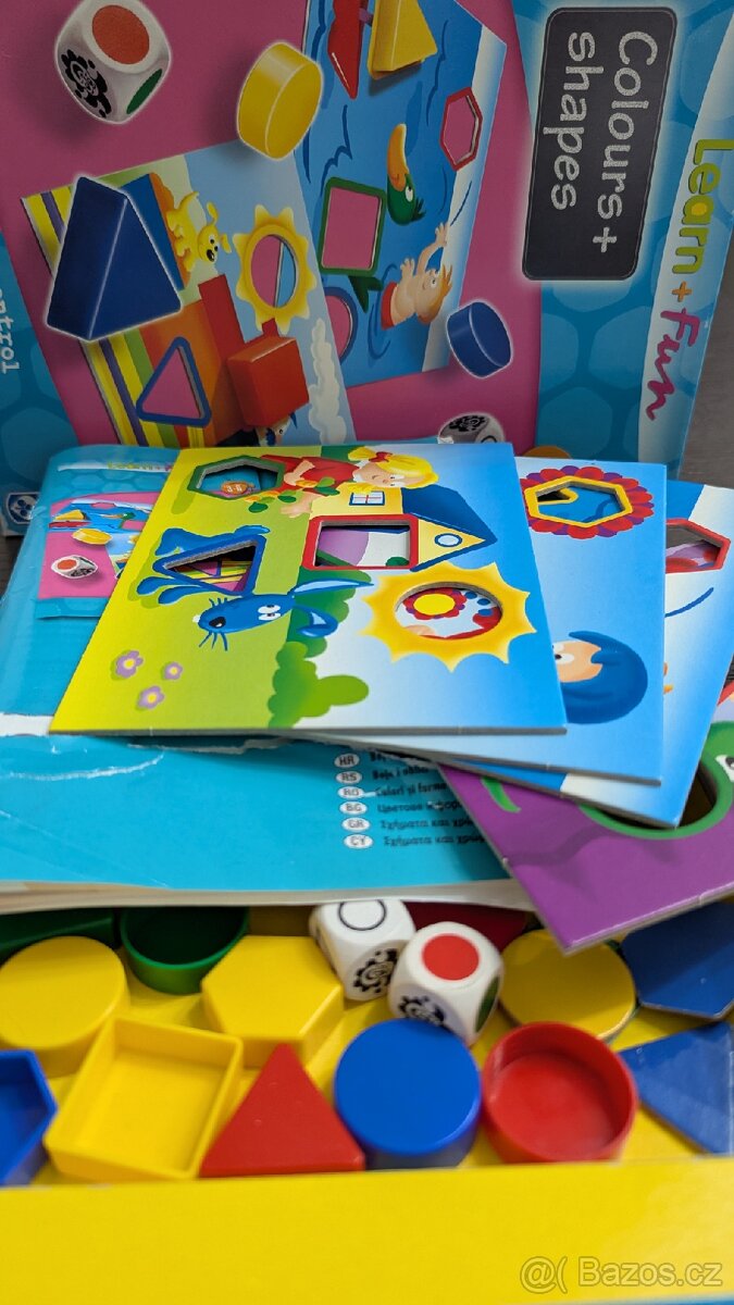 Desková hra pro nejmenší Colours+shapes - 2