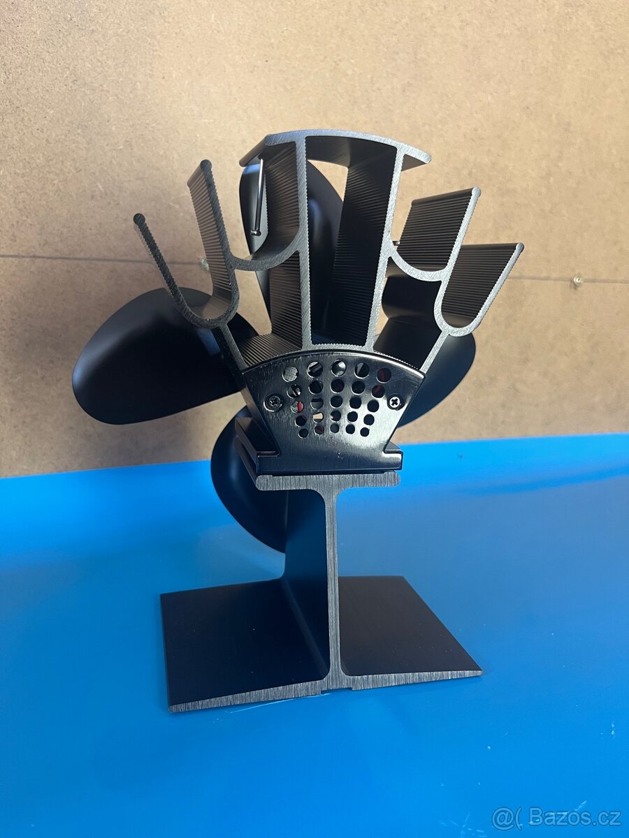 Tichý krbový ventilátor s automatickým chodem - 2