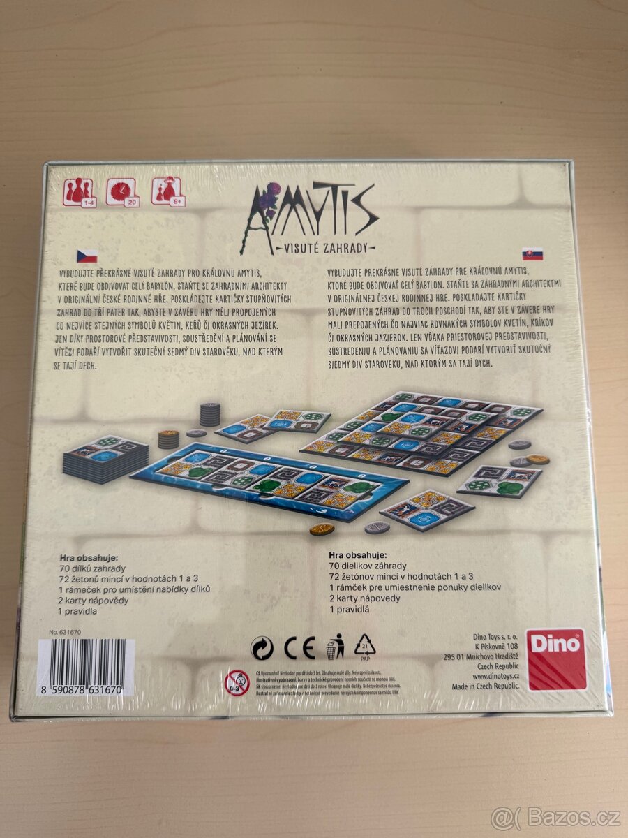 Deskovka Amytis: Visuté zahrady - 2