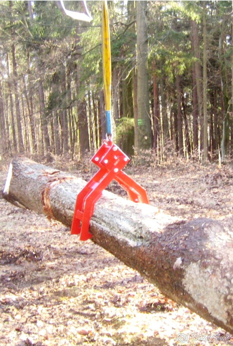 Kleště na klády mechanické, Drapák, 2t - 2