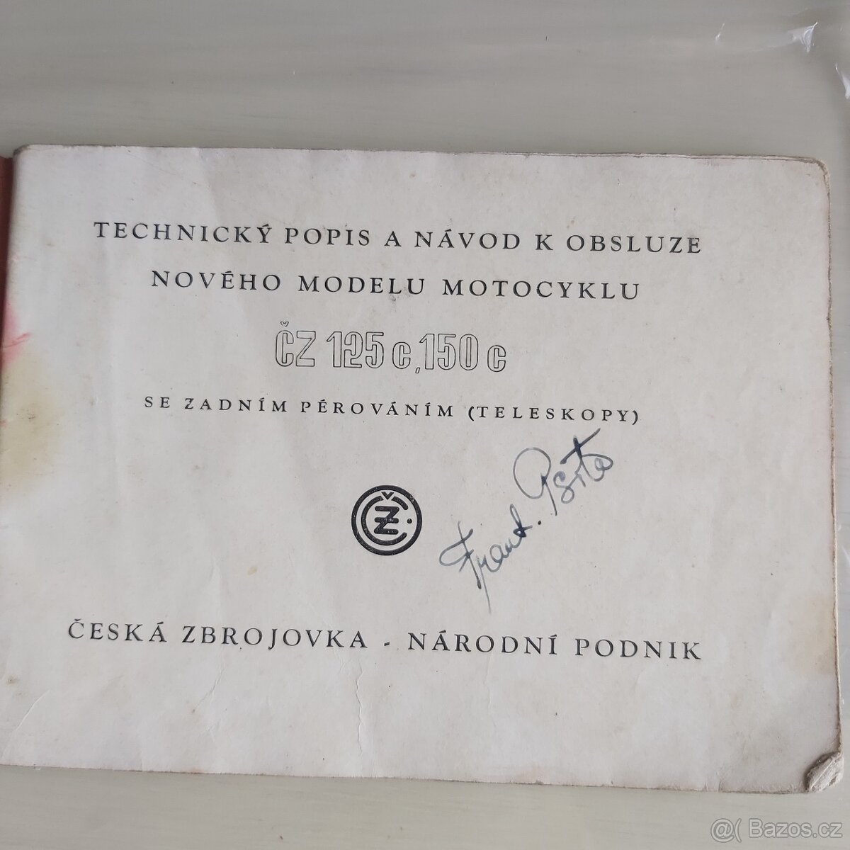 Technický popis ČZ 125c. 150c - 2