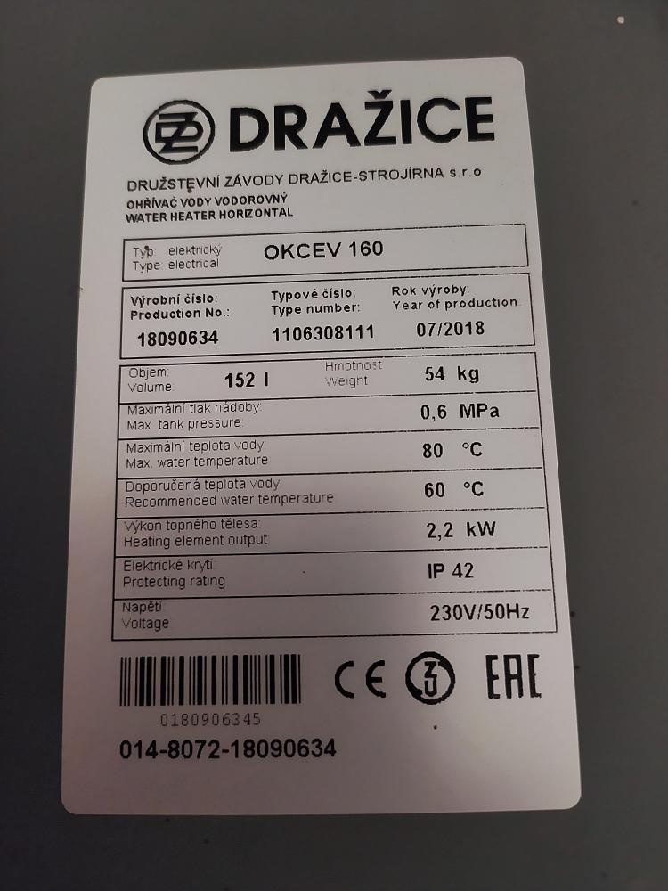 Bojler elektrický Dražice - 2