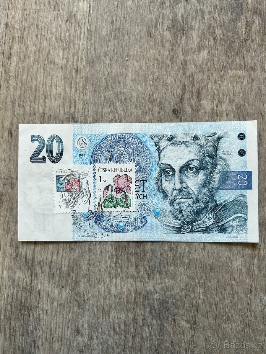 100 kč 1995 bankovka - 2