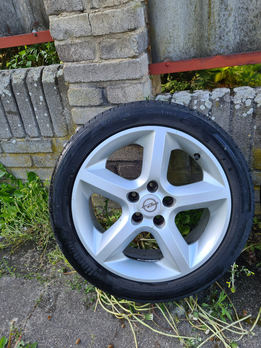 Prodám kola hliník 17 5x110 225/45 opel Saab fiat alfa - 2