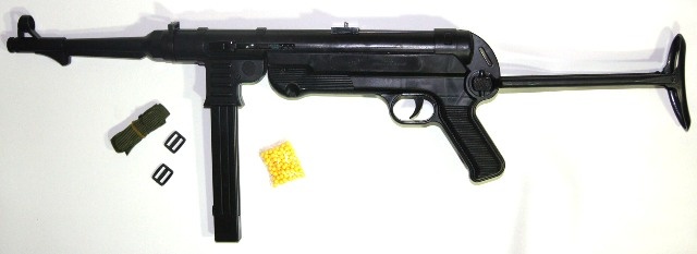 Airsoft samopal z 2-světová války MP40-classic replika (mech - 2