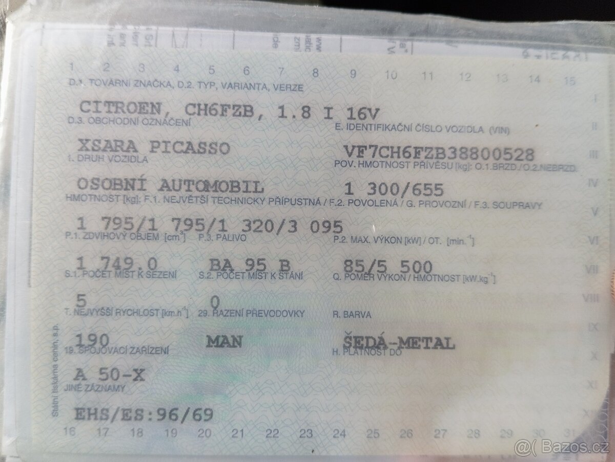 Citroen Xsara Picasso přední světlomety - 2