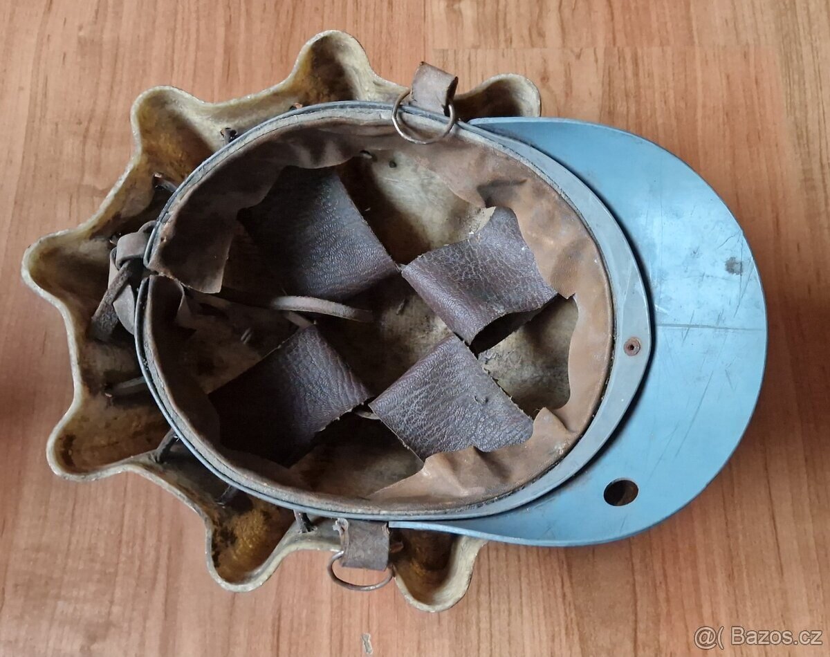 Hornická helma,přilba želva laminátová 4x,hornická lodička - 2