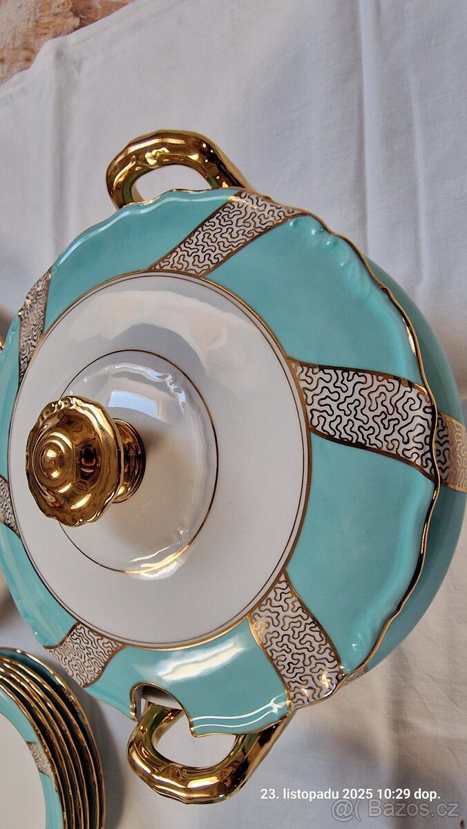 Jídelní porcelánová souprava - perfektní stav - 2