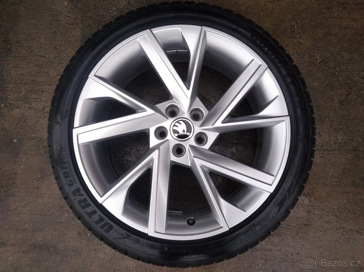 Prodám orig. alu zimní sadu 18" Škoda Scala - 2