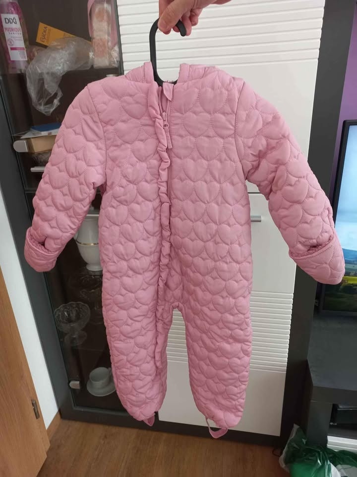 Dívčí zimní kombinéza, vel. 98, nová - 2