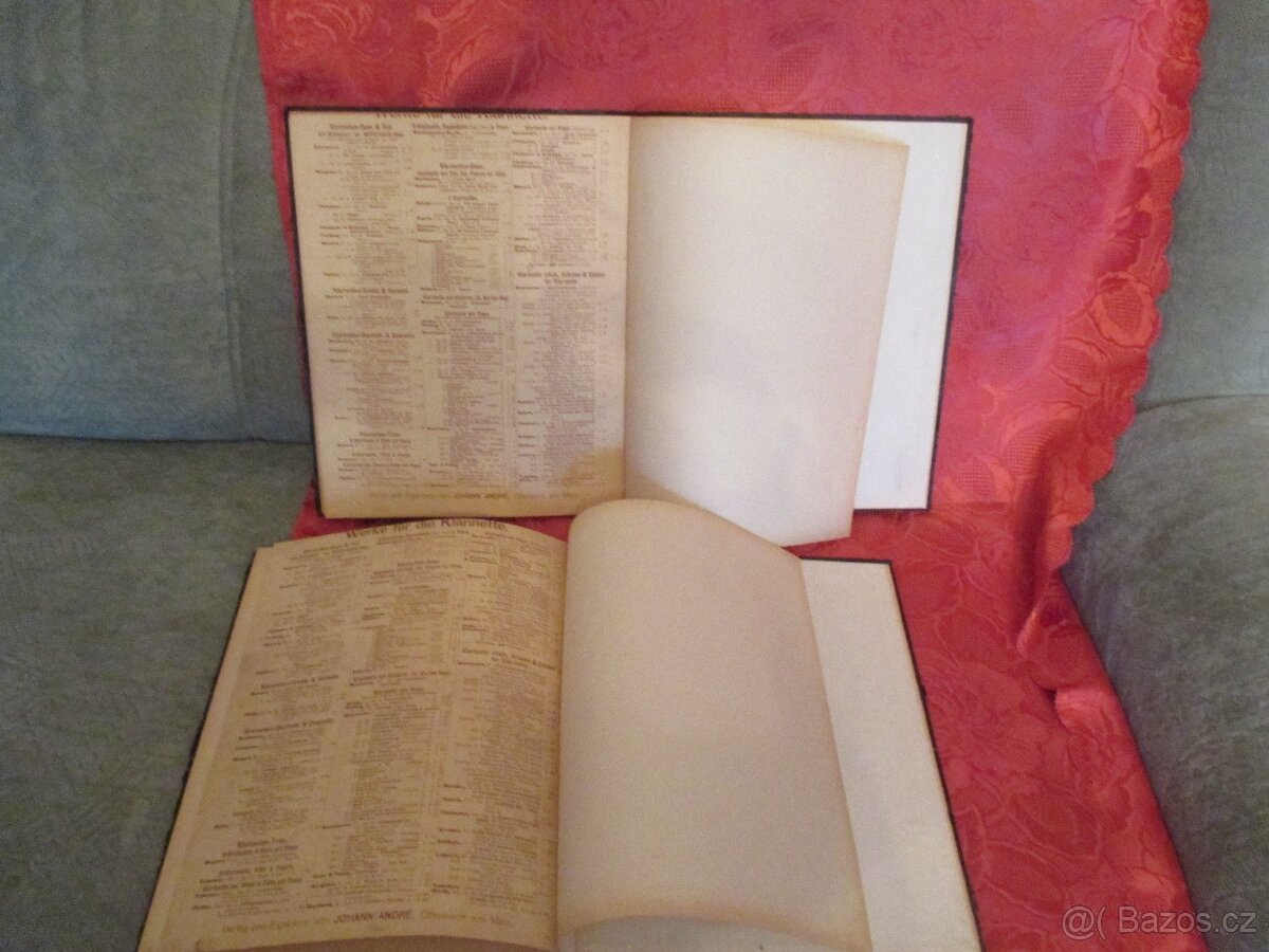 Klarinet noty-pozůstalost - 2