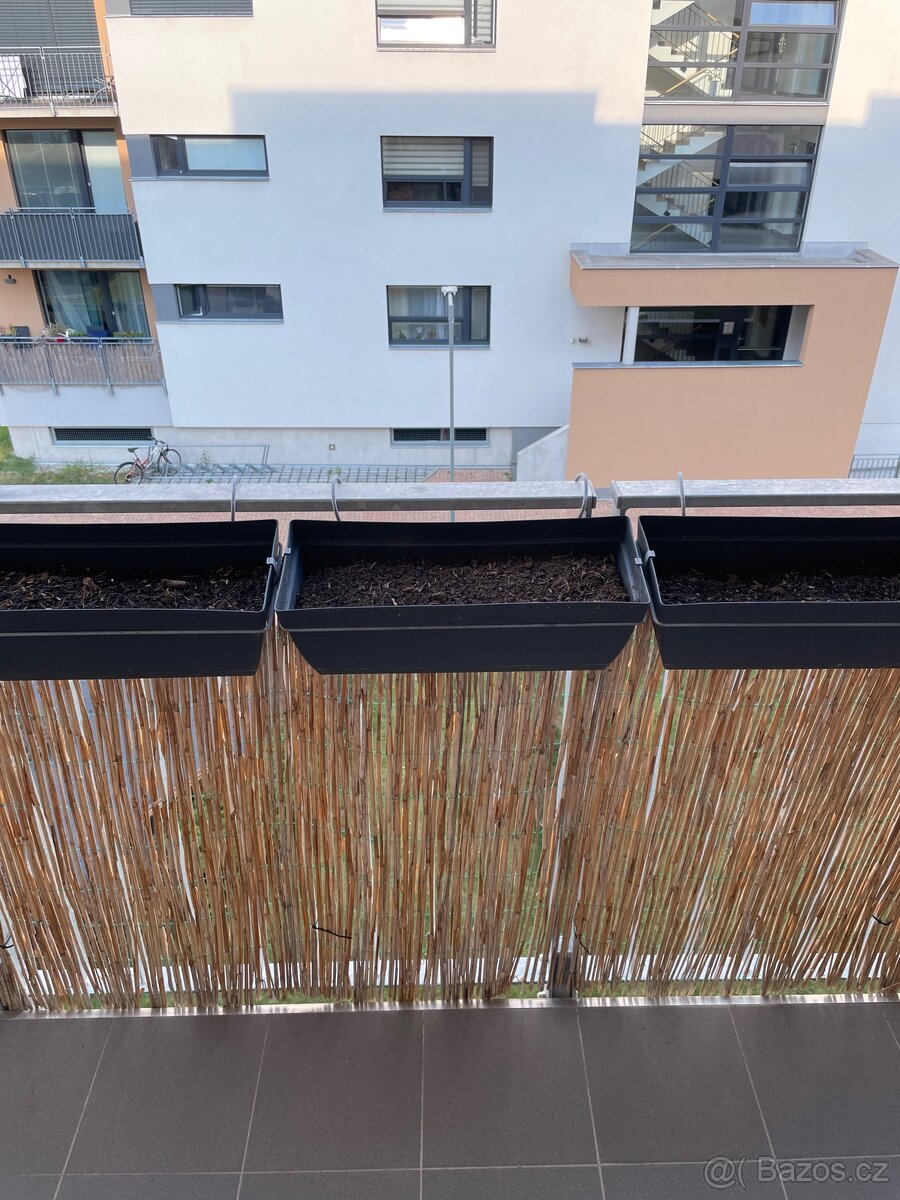 Květináč na zábradlí 3ks - 2