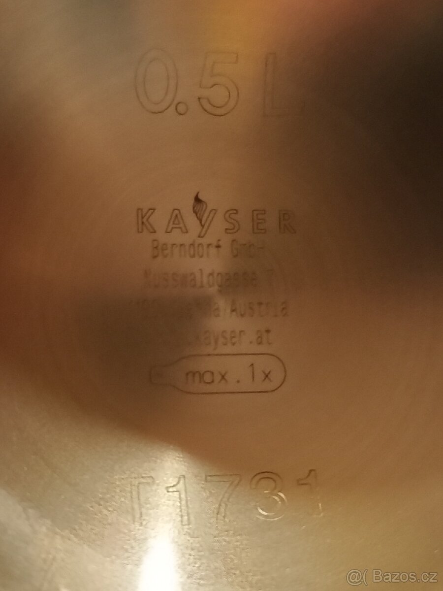 Šlehačková lahev 0,5l - 2