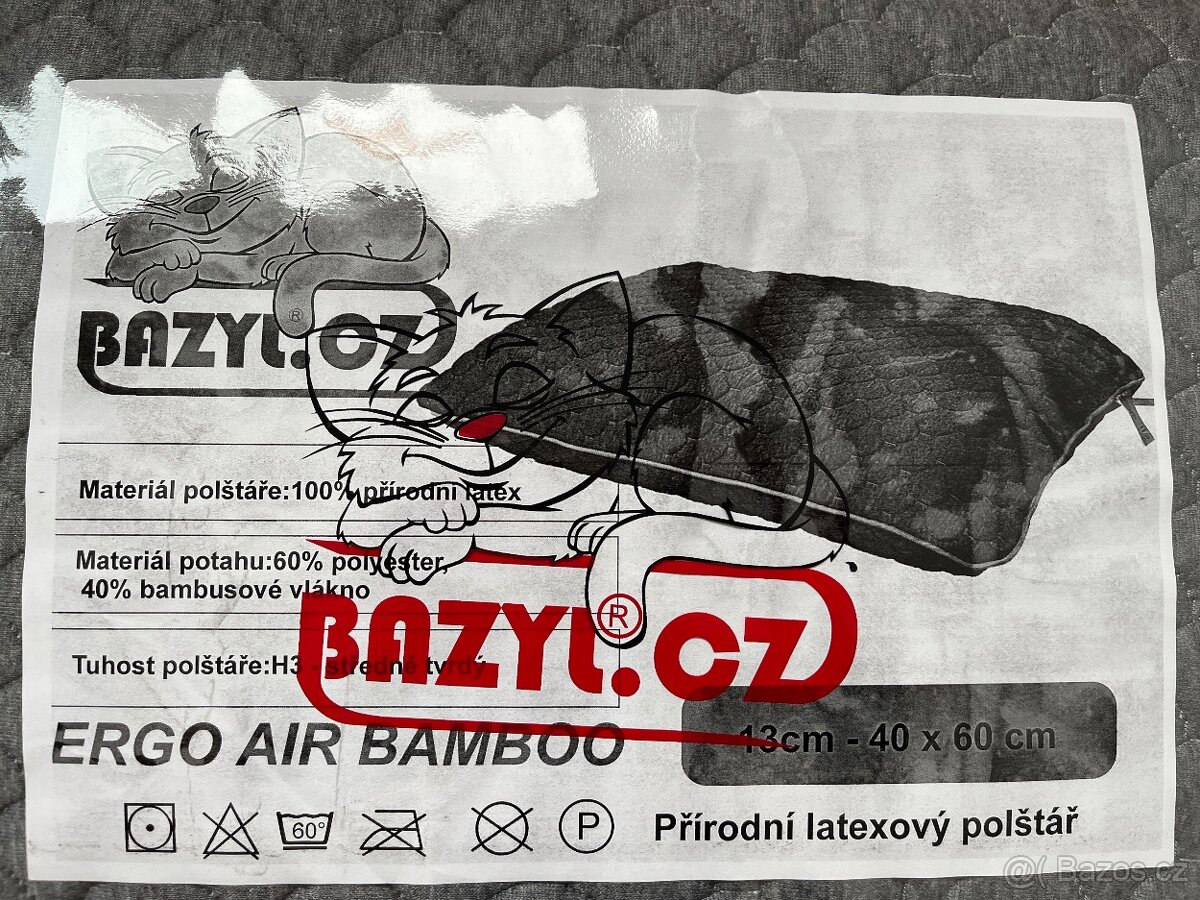 Nový polštář - přírodní latexový - 2
