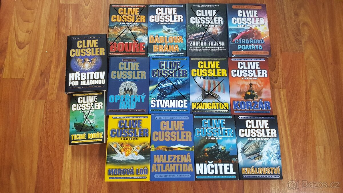 Prodám knihy od Clive Cussler - 2