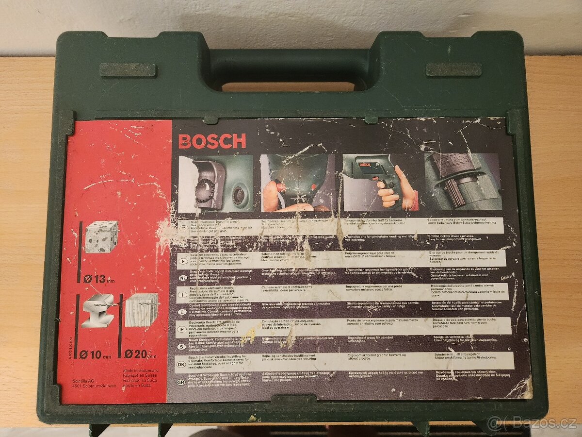 Bosch příklepová vrtačka PSB 530 RE + kufřík atd. - 2