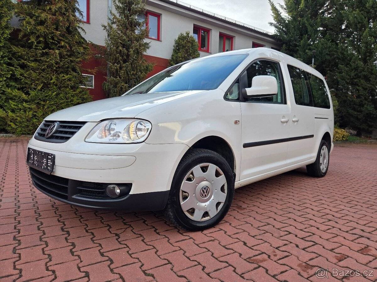 Caddy Maxi 1.9TDI 77kW Team DPH,2010,bez koroze,digiklima - 2