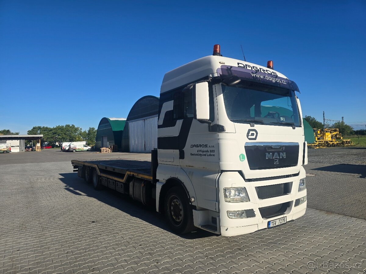 MAN TGX, 26.400 přepravník techniky - 2