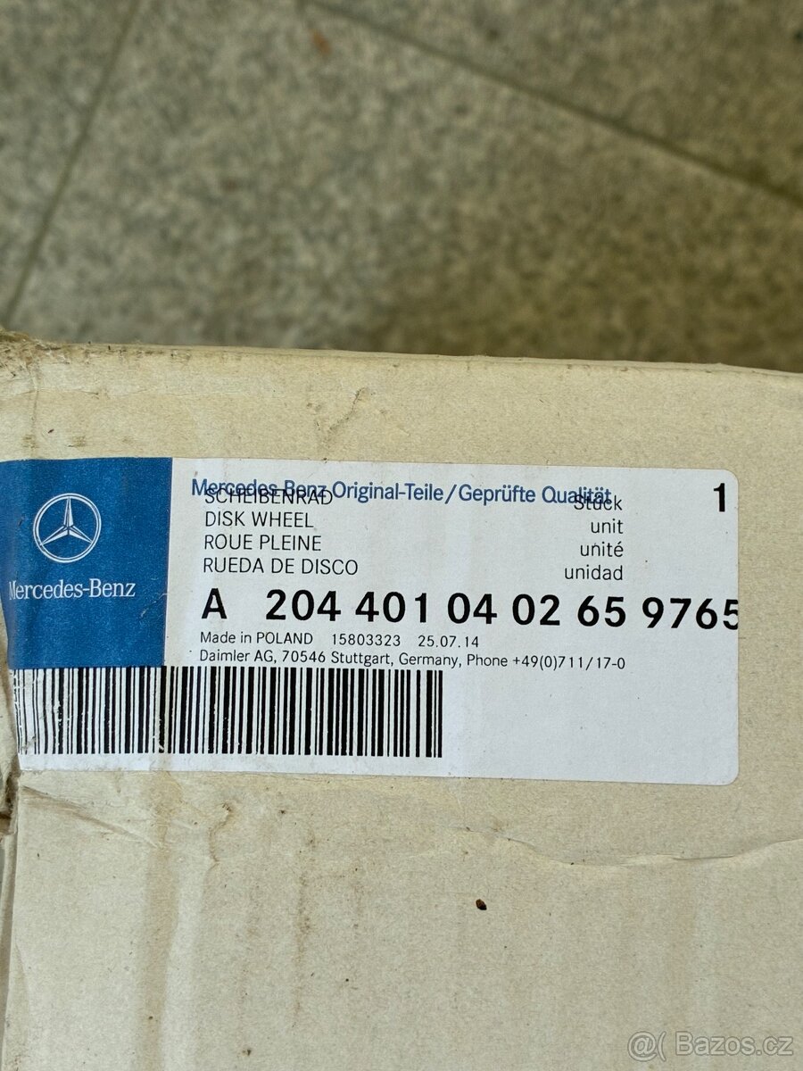 Alu kolo Mercedes Benz C 204 - 2