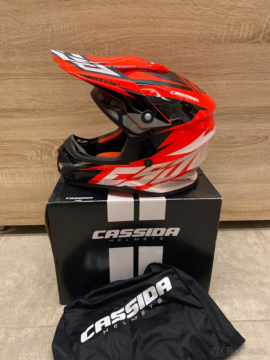 Motokrosová helma na motorku Cassida Cross Cup Two, vel. XL - 2