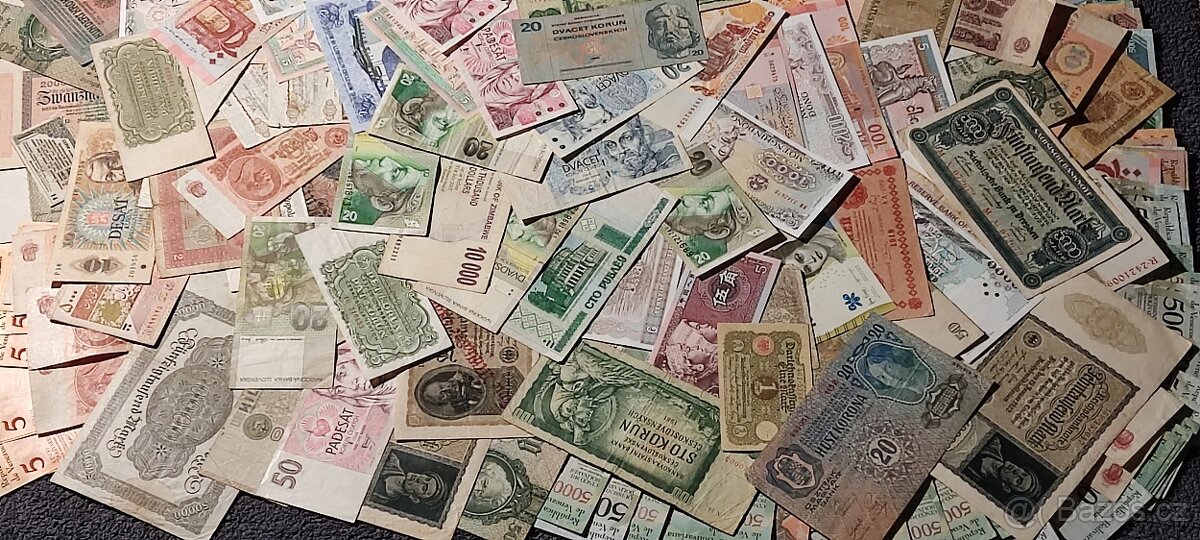 VELKÝ KONVOLUT BANKOVEK 250Ks - 2