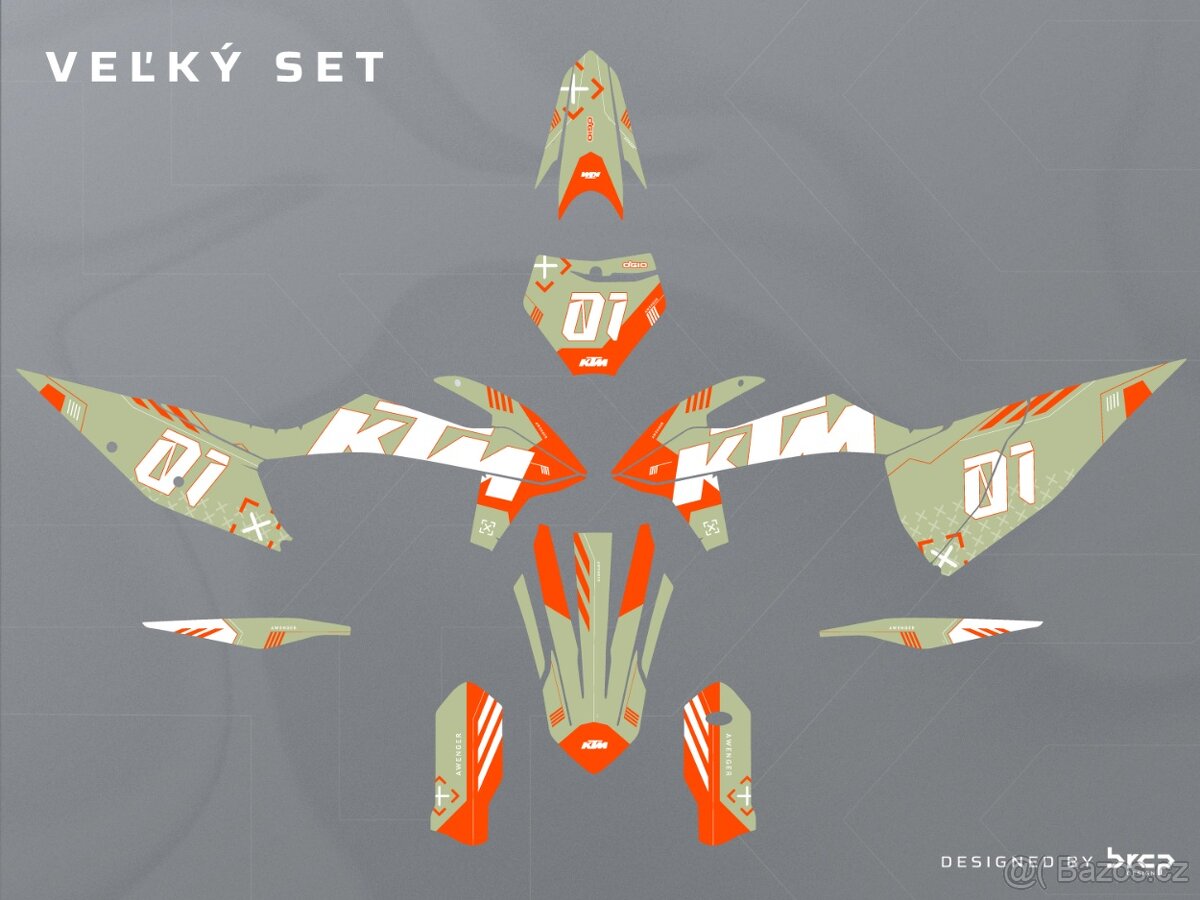 Moto Polepy / Wrap KTM, Yamaha, Honda, Kawasaki, Husqvarna - 2