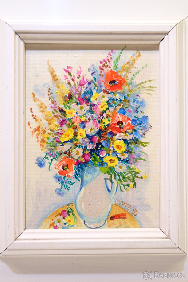 Kupka Karel - Kytička - olejomalba - 2