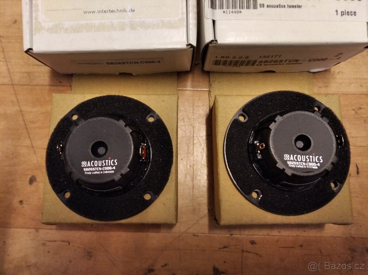 Výškový reproduktor SB Acoustics SB26STCN-C000-4 - 2