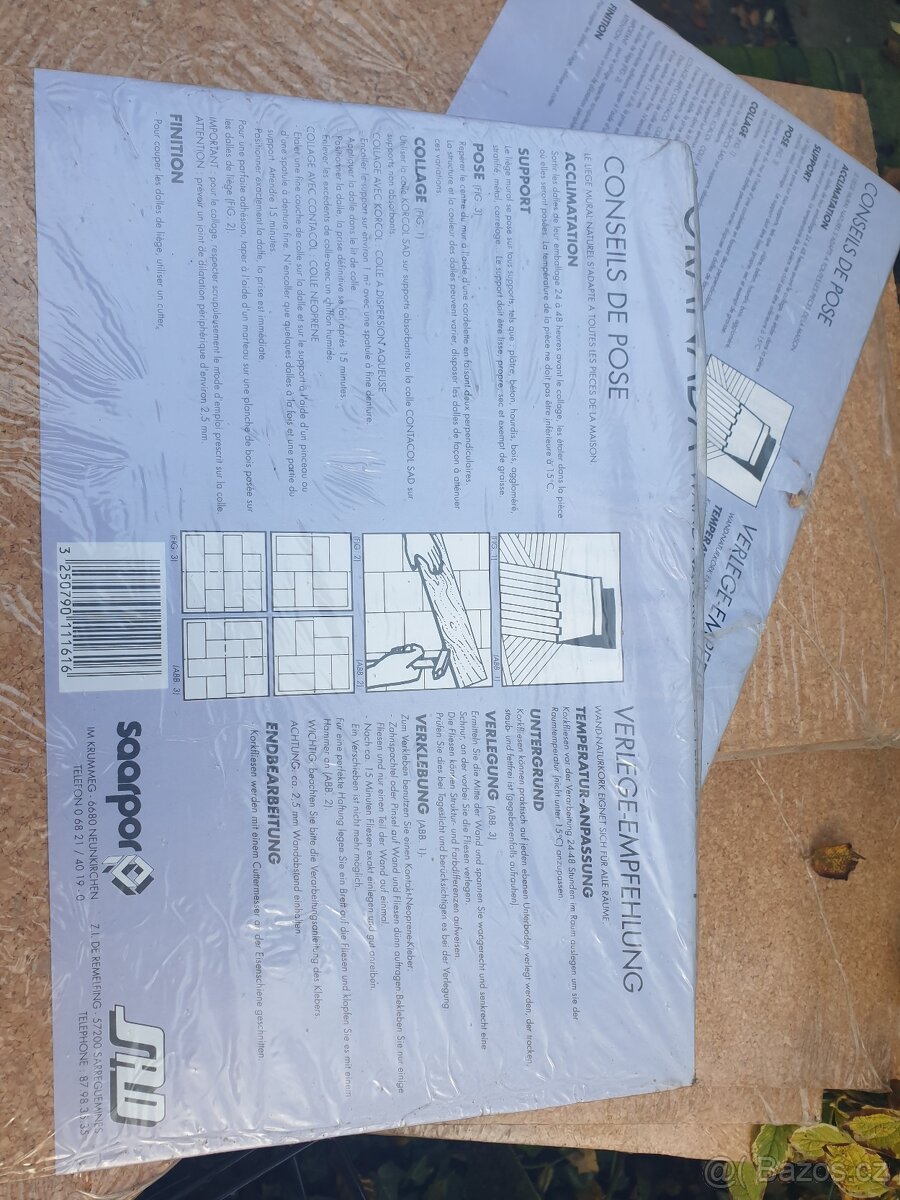 Korkový obklad desky DECOSA - 2