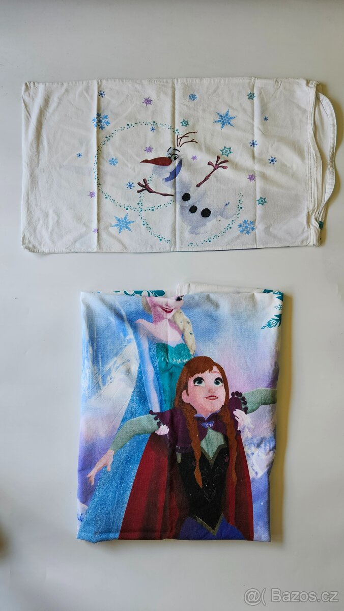 Dětské oboustranné povlečení Frozen-Elsa,Anna,Olaf - 2