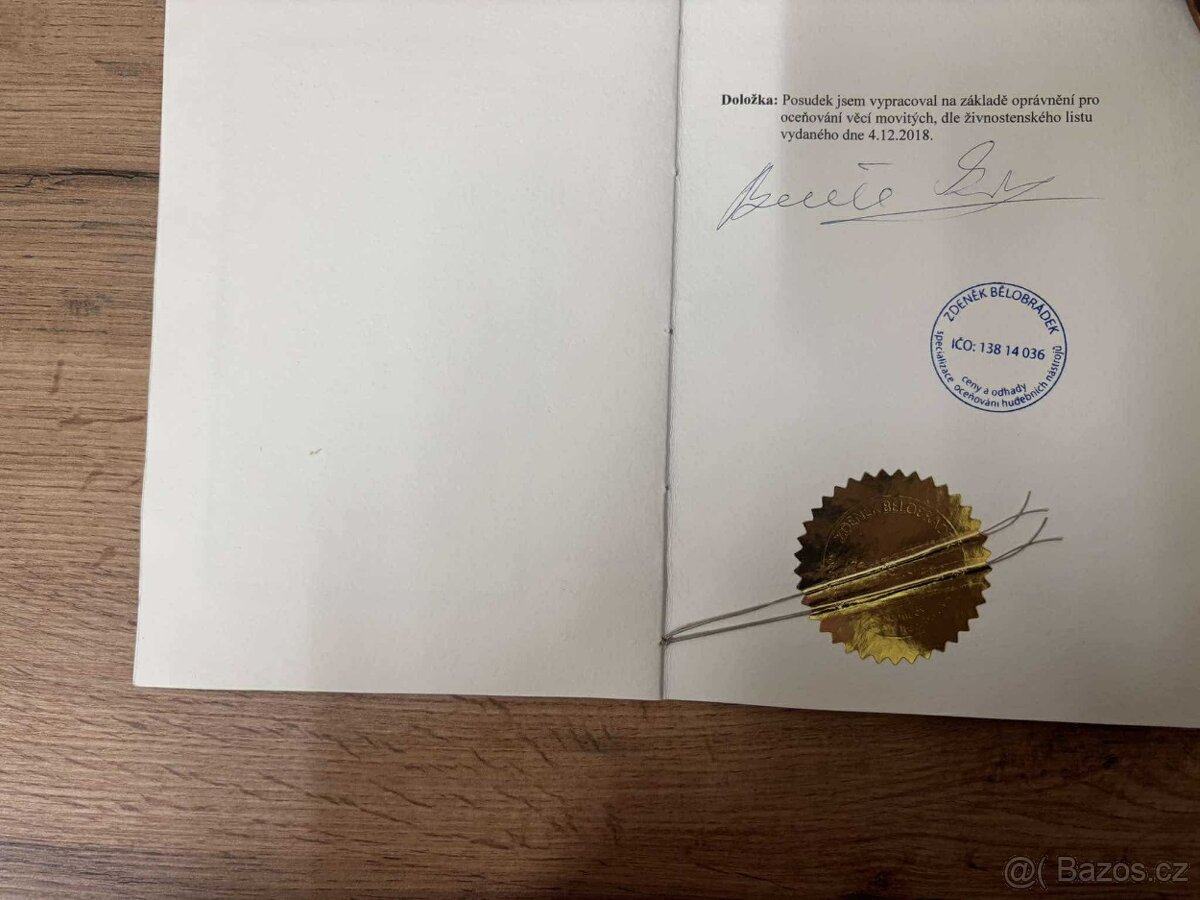 Housle Johann Homolka 1877 - 2