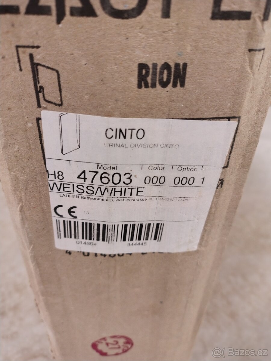Pisoárová dělící stěna Laufen Cinto, Nová - 2