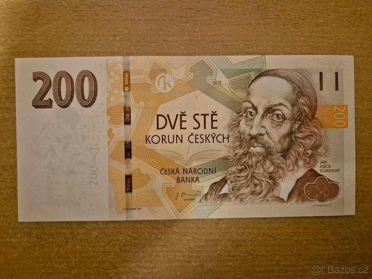 Bankovka ser. H 200 kč - 2