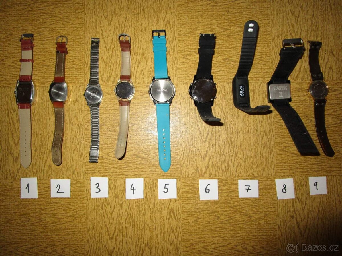 Hodinky 9 kusů zde foto prodej jako celek. VHODNÉ PRO SBĚRAT - 2