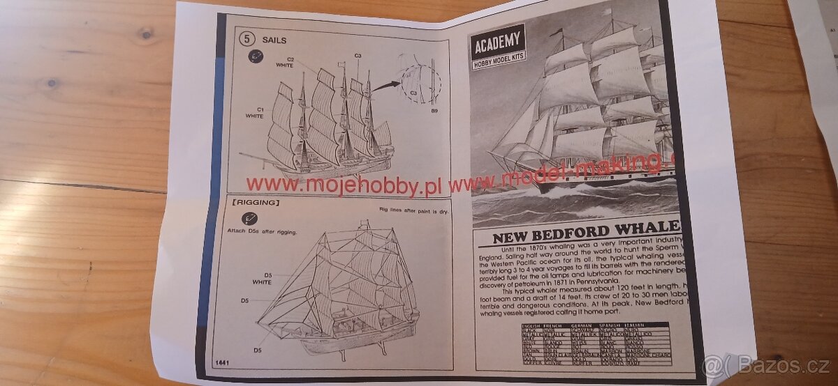 academi:new bedford whaler 1:200 - 2