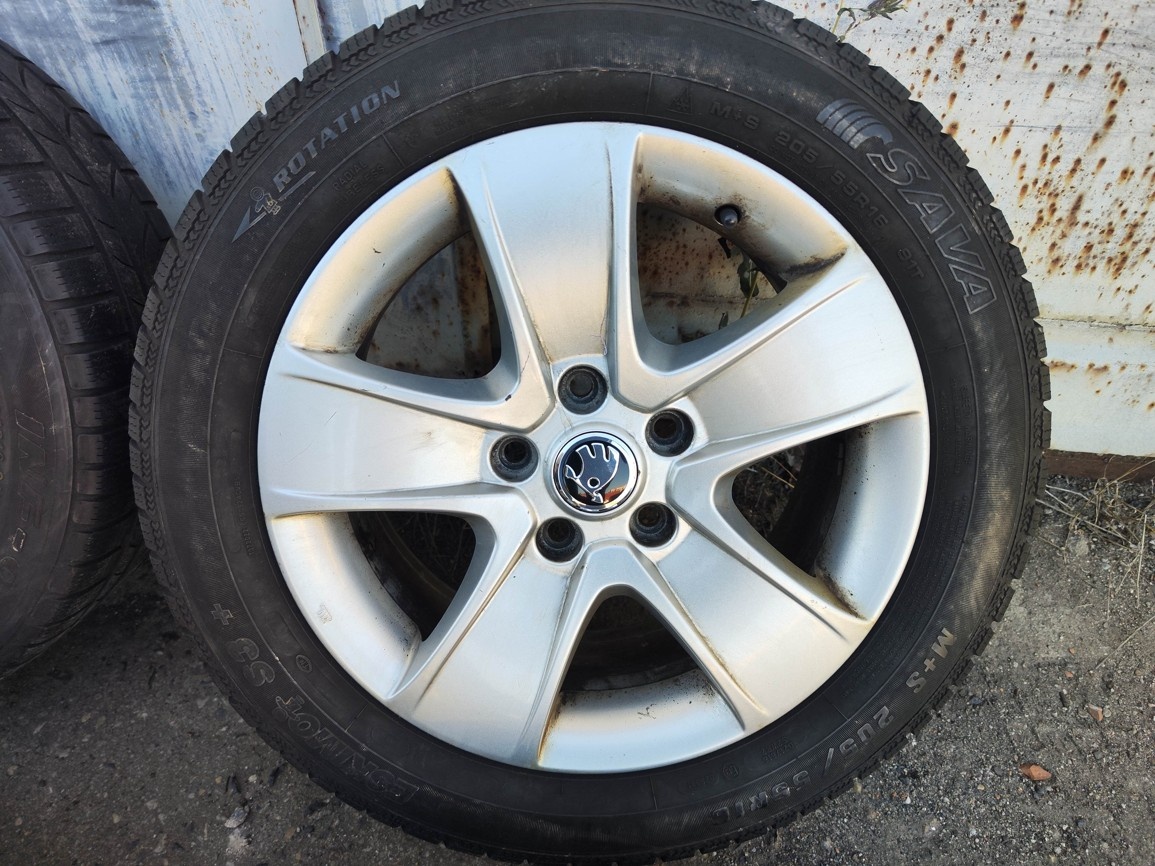 16"alu sada Crateris 5x112 origo Škoda Octavia 2 Golf 5 6 - 2