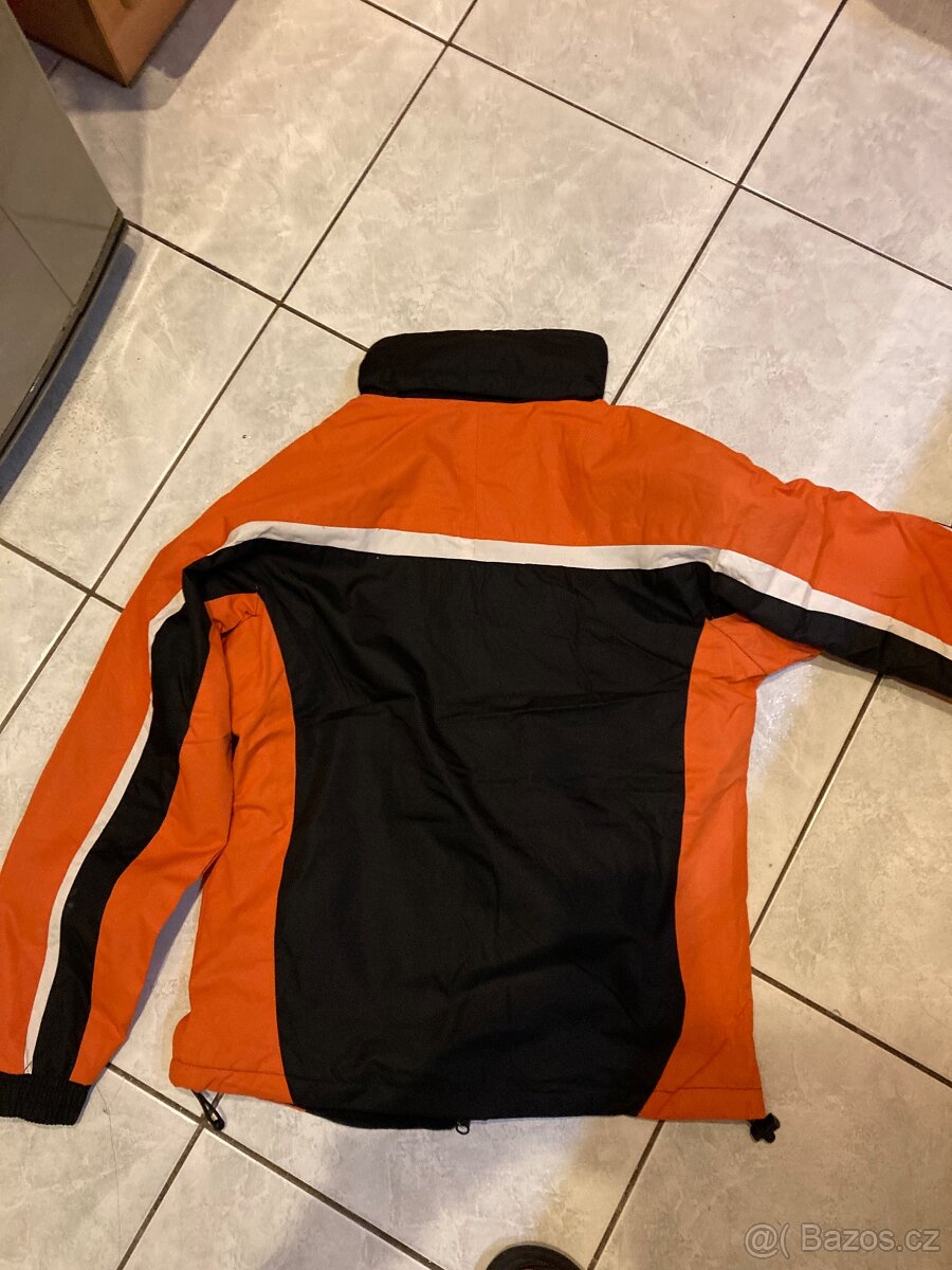 Dětská bunda zimní oboustranná cca 158/164 - 2