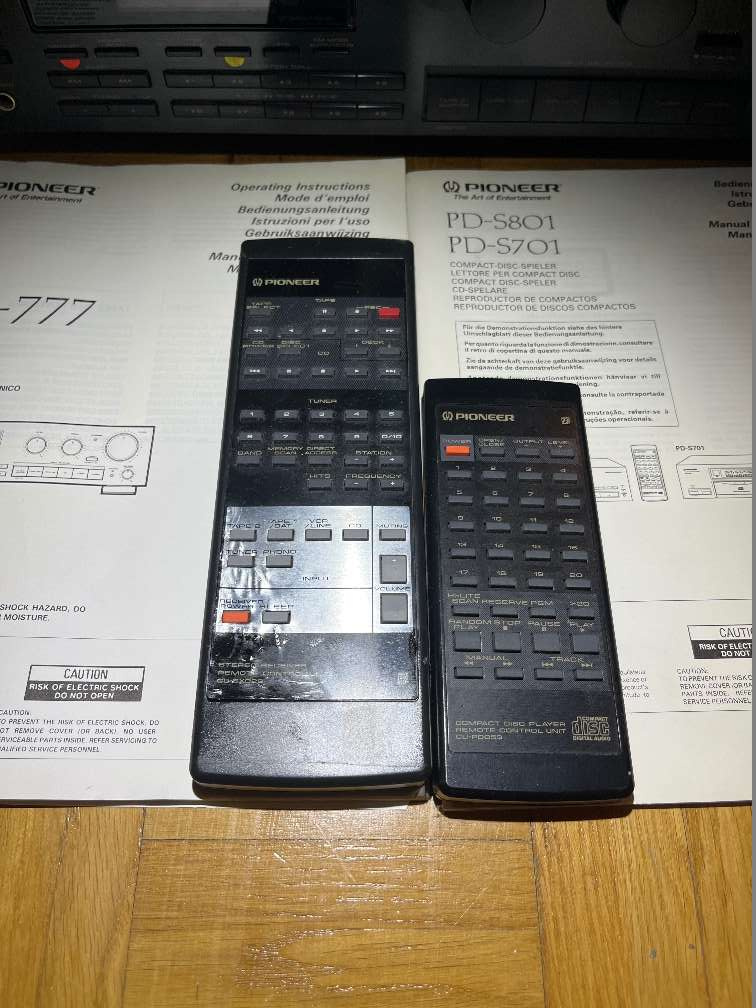 PIONEER PD-S 701 (CD přehrávač) + PIONEER SX-777 (receiver) - 2