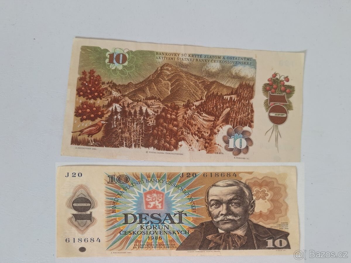 bankovku 10 KCS - 2