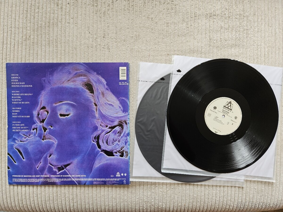 2LP Madonna – Erotica (1992) - 2