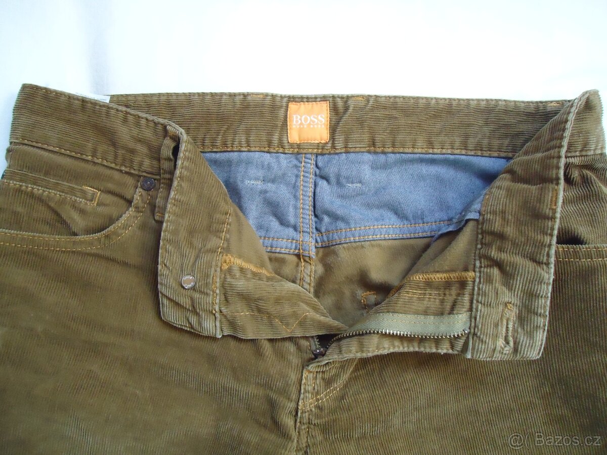 Manšestrové kalhoty Hugo Boss, vel. 30/32 - 2