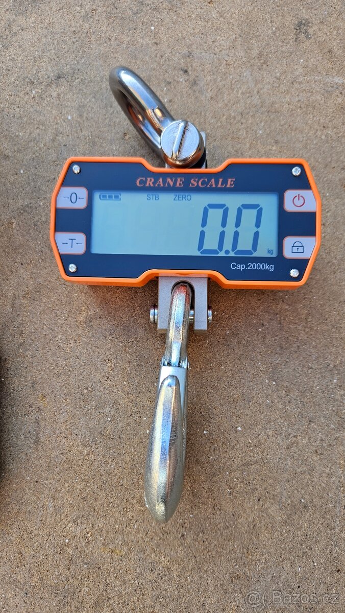 Závěsná váha OCS-S4 do 2 tun s ovladačem - 2