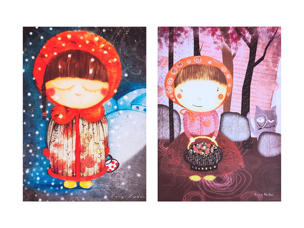 Grafiky v ALU rámu – Dětské motivy (Lucy Hudec) - 2