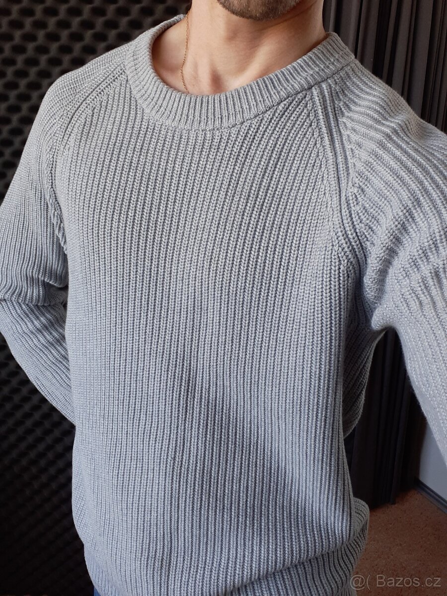 Šedý svetr Tommy Hilfiger vel. S - 2