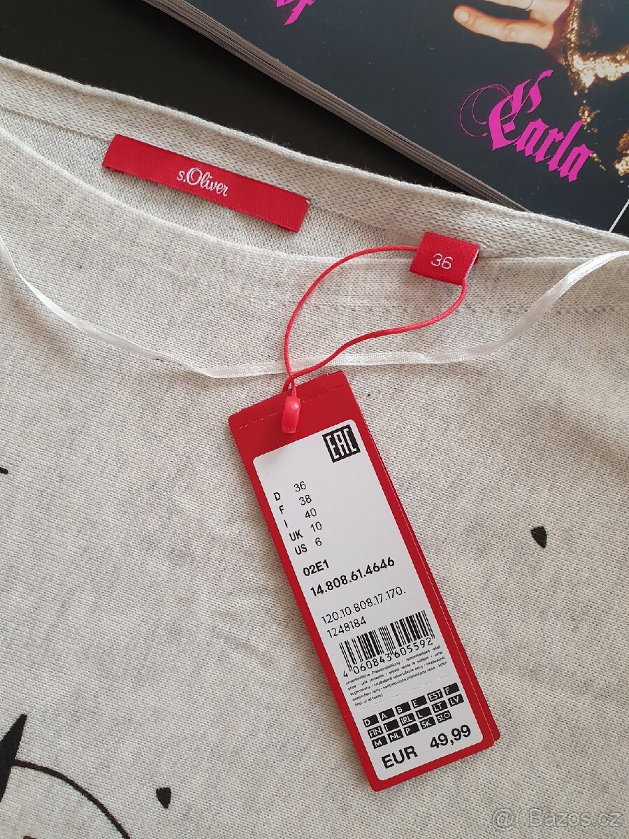 Lehký svetřík s.Oliver vel 36 - 2