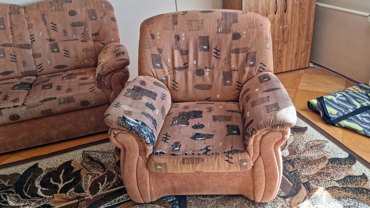 Rohová sedačka s křeslem - 2