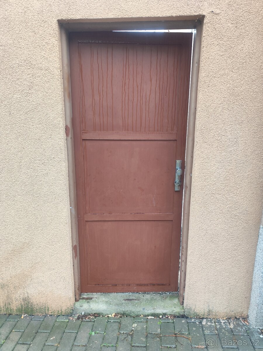 Plechové dveře 80 - 2